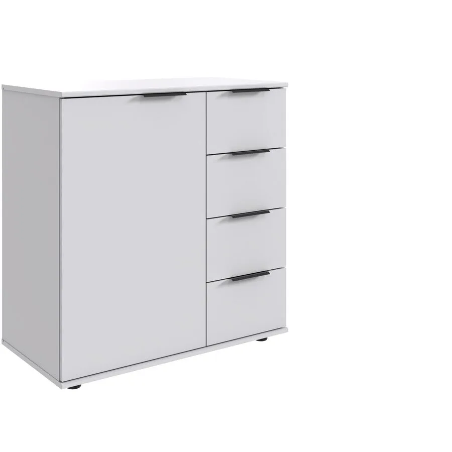 Kommode Metaa Weiss Holzwerkstoff 81 cm 41 cm