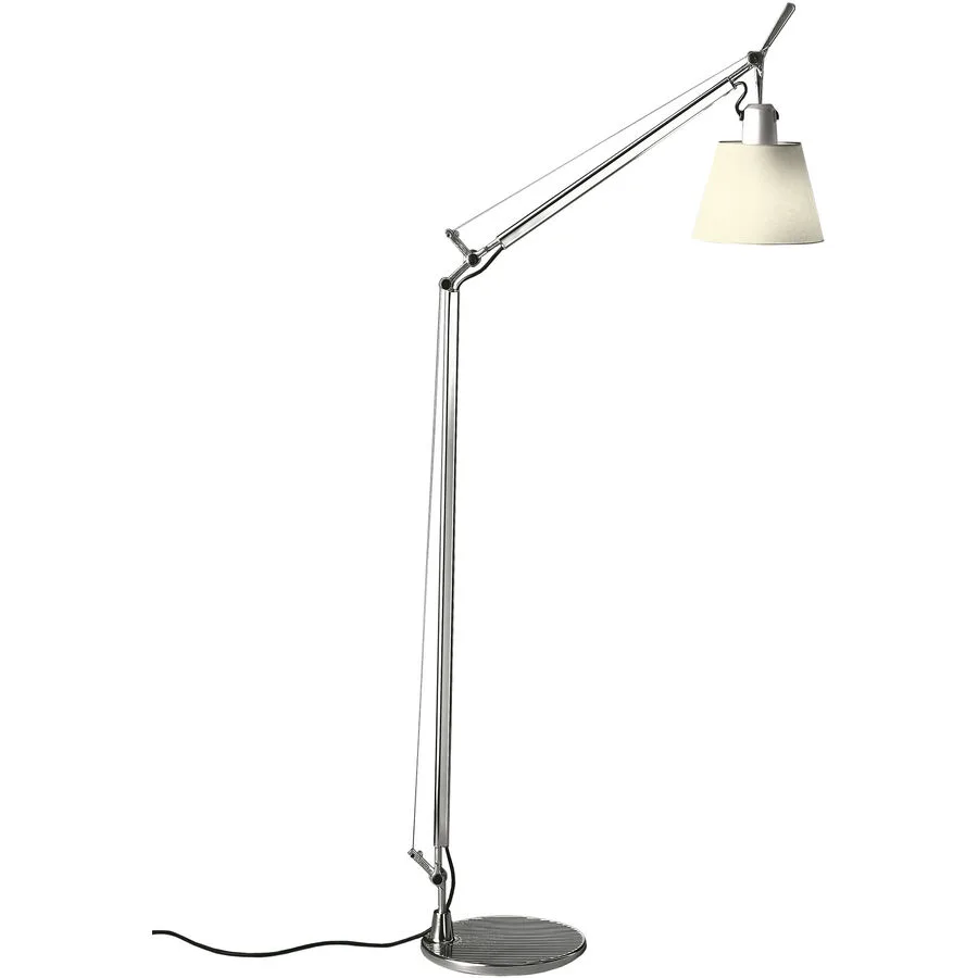 Designer-Leselampe Artemide Tolomeo E27 H 108 cm - Farbe: Natur - Material: Aluminium