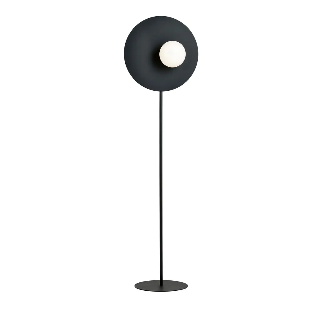 Emibig Lighting - Oslo - Golvlampa - Svart/Vit