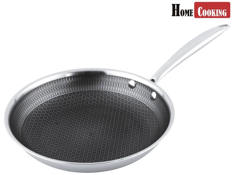 HOME COOKING Bratpfanne BILAL II Ø24cm stahl rostfrei silberfarben