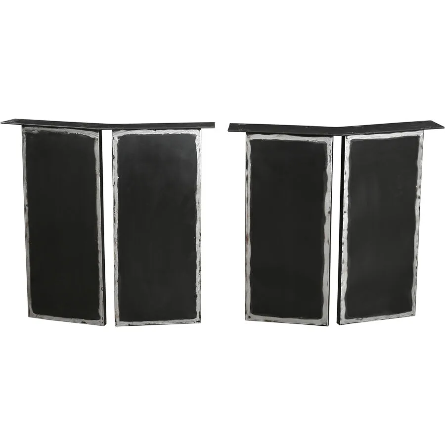 Tischgestell Parv Schwarz Metall 70 cm