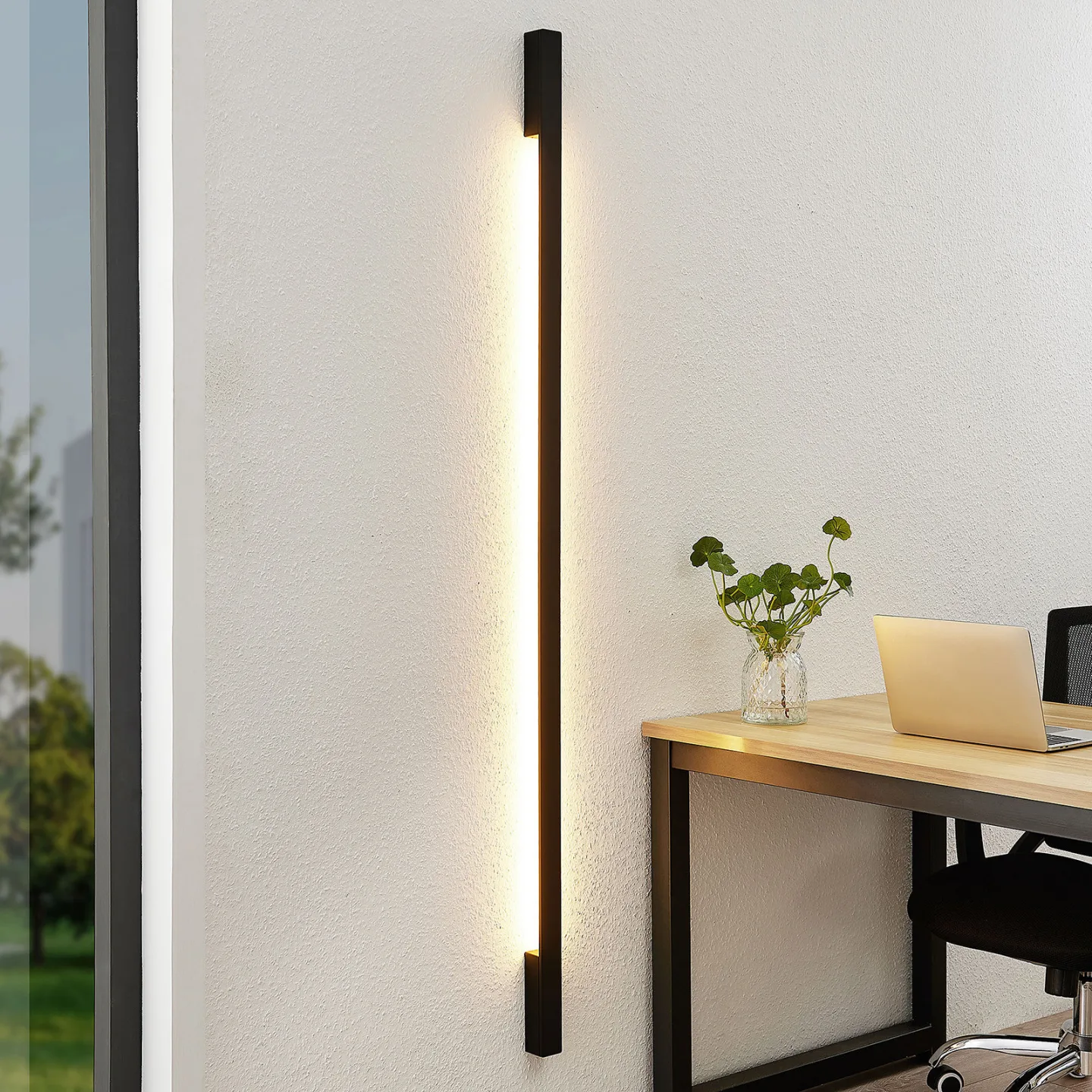 Ivano Væglampe H170 Black - Arcchio - Entré - Moderne - Aluminium - Kantet