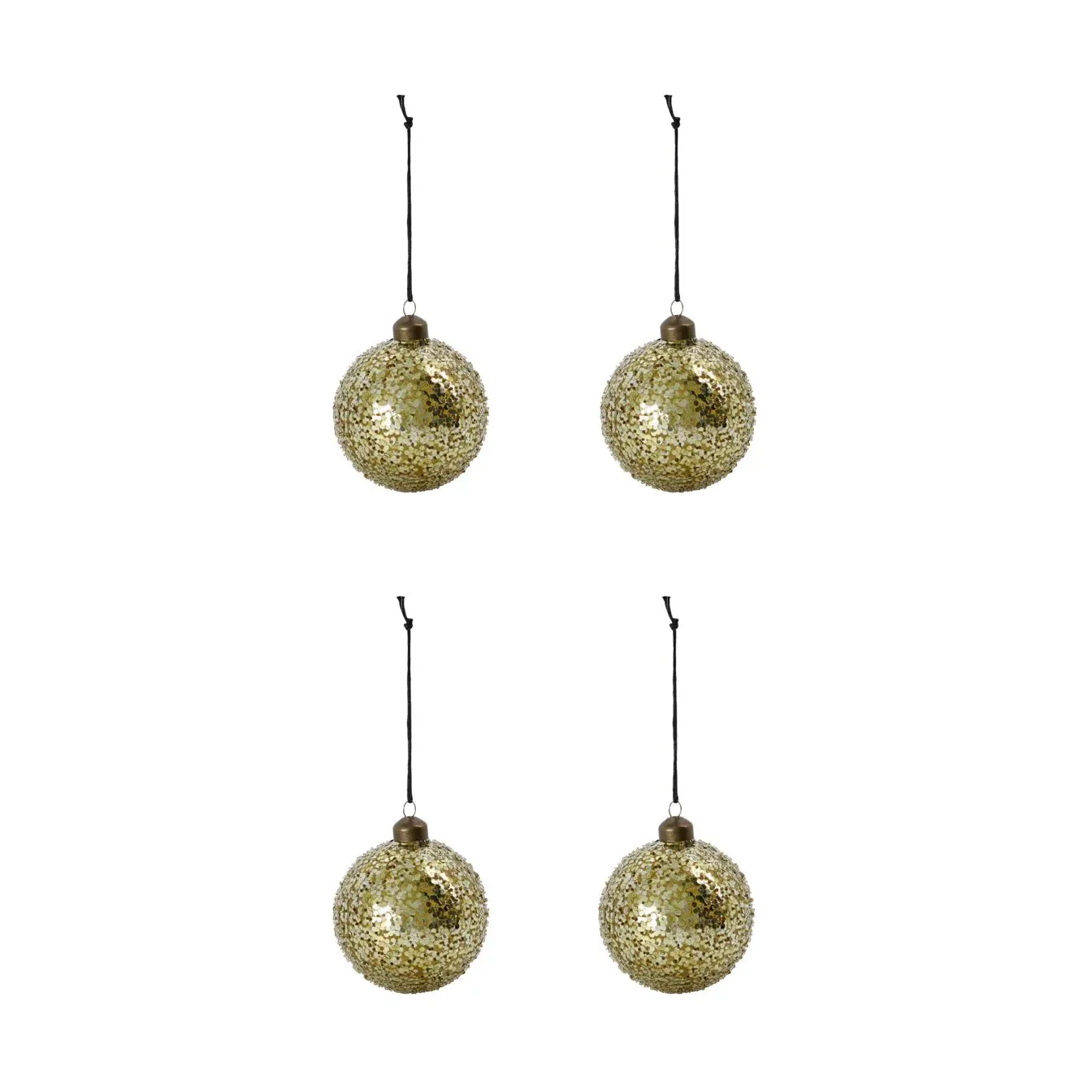 House Doctor Chosen julkula Ø8 cm 4-pack Guld