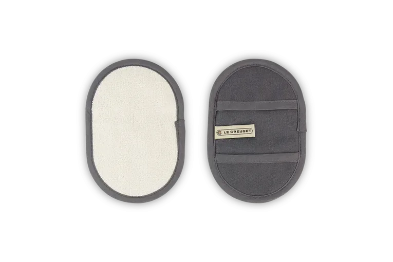 Le Creuset Le Creuset Topflappen 2er-Pack 18x12 cm Grau