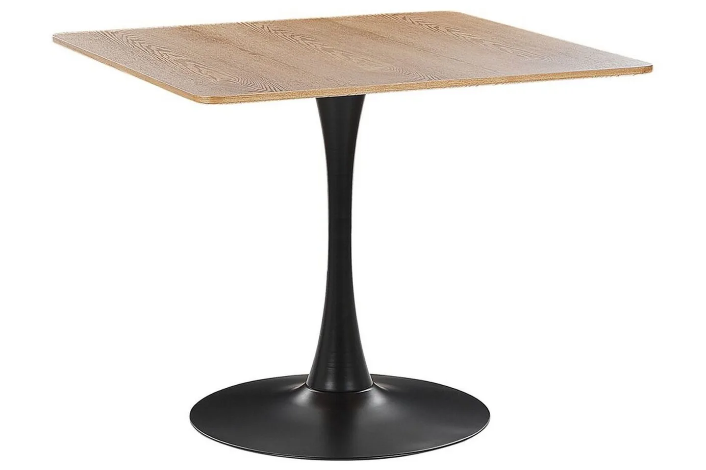 Calmar Matbord 90x90 cm - Ljusbrun/Svart