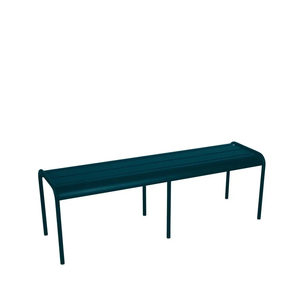 Fermob Luxembourg bänk Acapulco blue (blå)