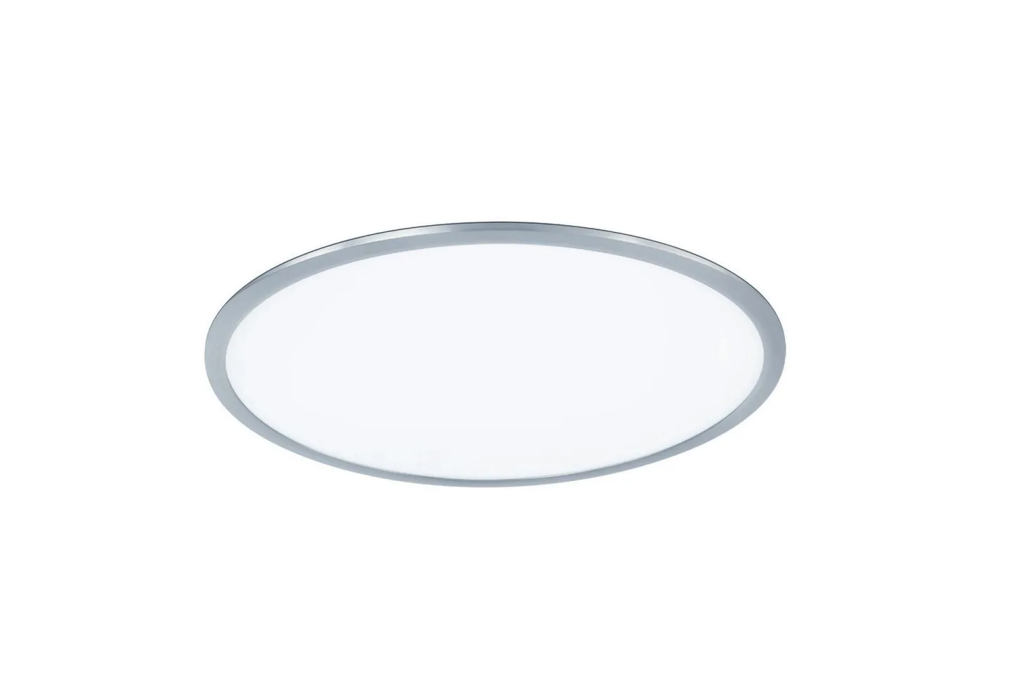 Phoenix LED Plafond 62cm borstad stål - Borstad stål/Vit