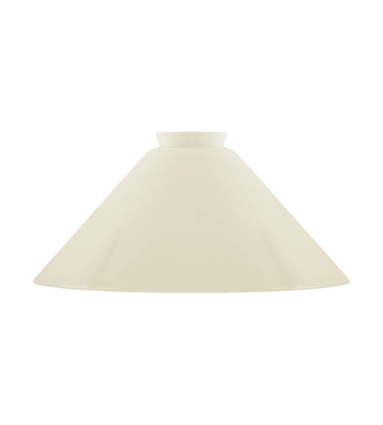 Karlskrona lampfabrik - Hög skomakarskärm 60/250 - Tillbehör - Benvit