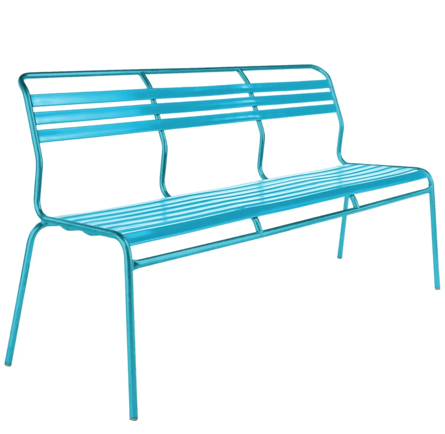 Schaffner Lättli-3er-Bank Säntis Blau | Schubiger Möbel