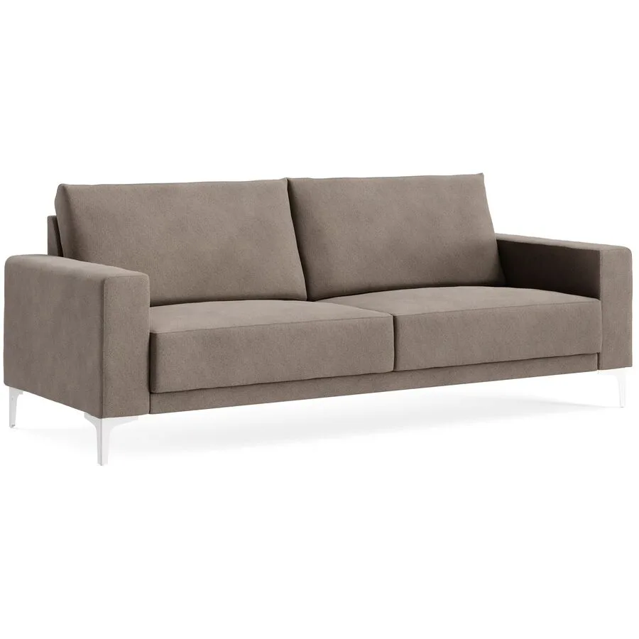 Sofa Bivio Ohne OSAKA - 5/2 dark brown B 214 T 88 cm - Möbel Konfigurator: Traummöbel individuell zusammenstellen