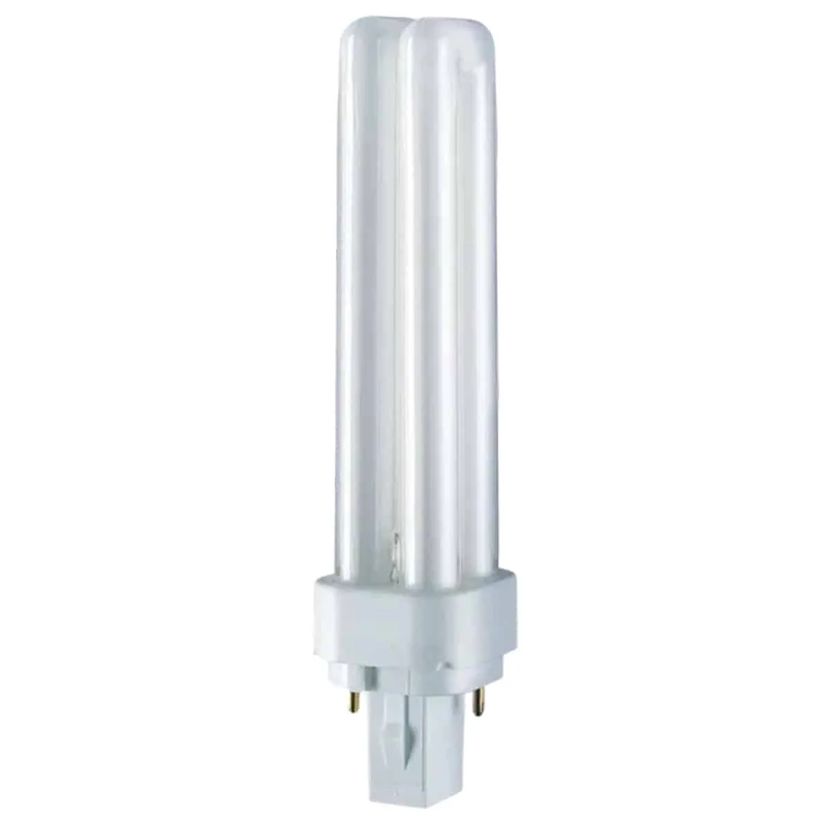 Kompaktlysrör Lynx-D 10W 827/2700K 2-pin G24d-1