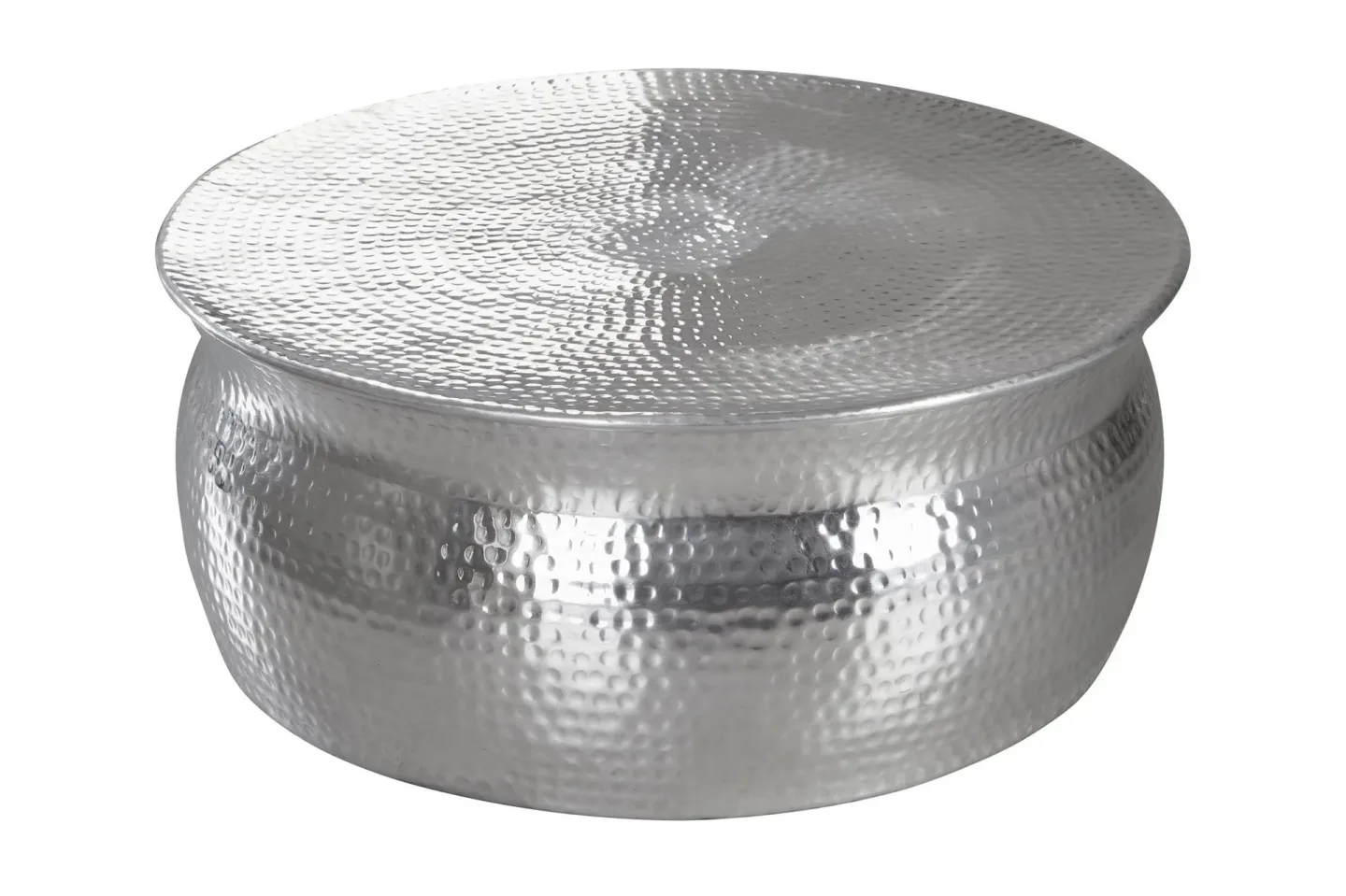 Osagie Soffbord 75 cm Runt - Silver