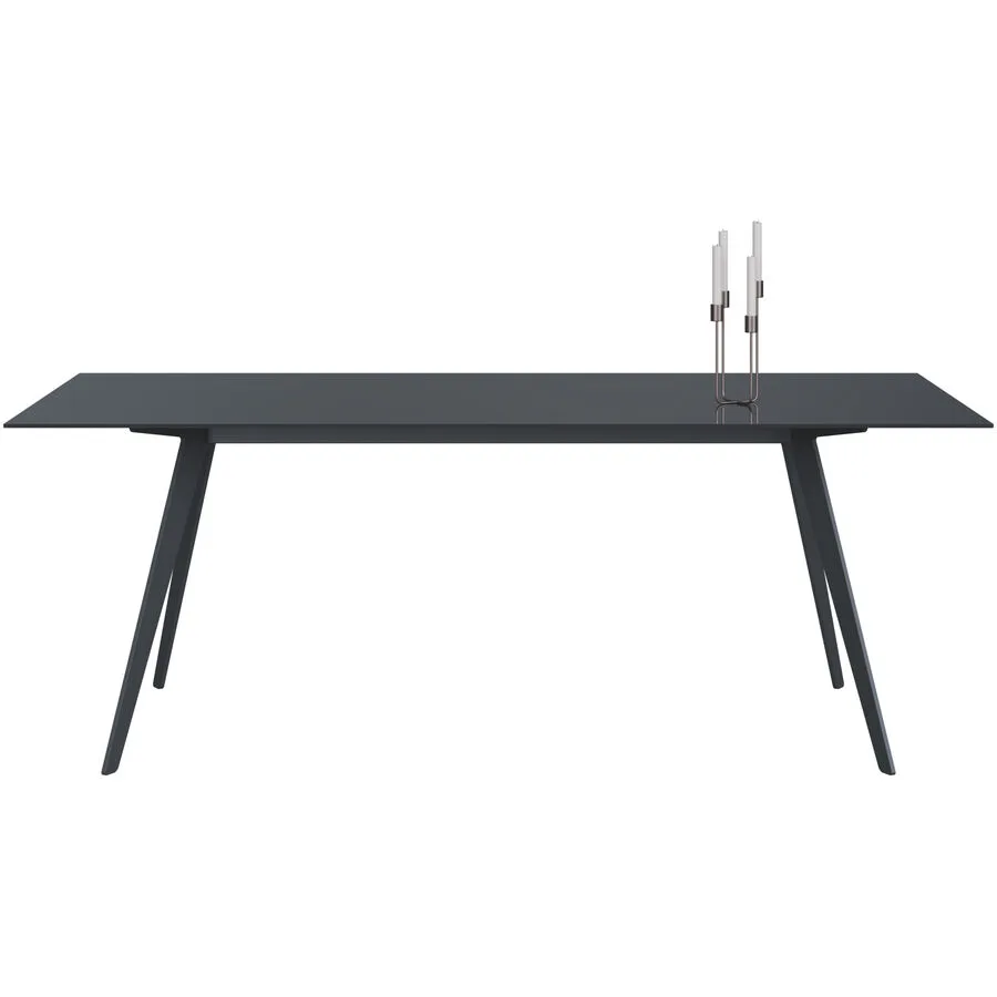 Esstisch Tame graphit Glas B 100 T 200 cm