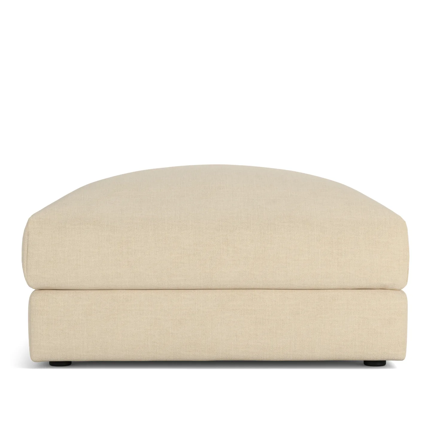 NOGA - Pavarotti Ottoman Sienna 101 Fixed Upholstery - Fotpallar - Dun/Metall/Trä/Skum