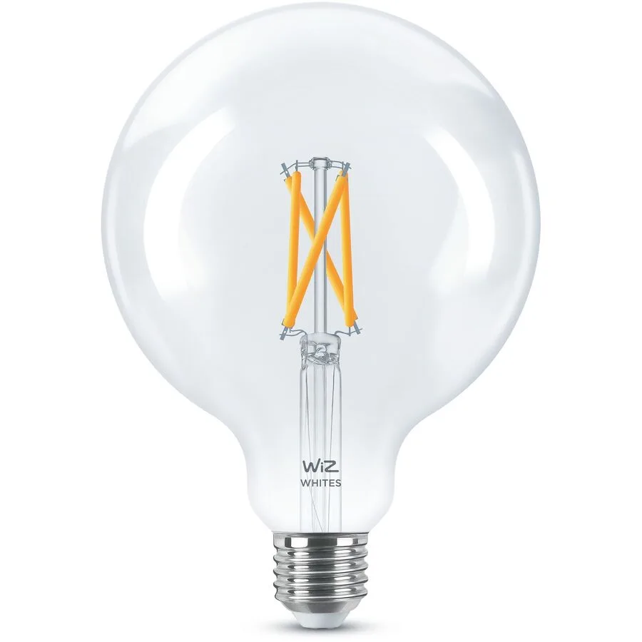 Leuchtmittel WiZ Glas E27 6.7 W - Farbe: Transparent - LED - Lichtfarbe: Extra warmweiss - Helles Neutralweiss - LED Leuchtmittel