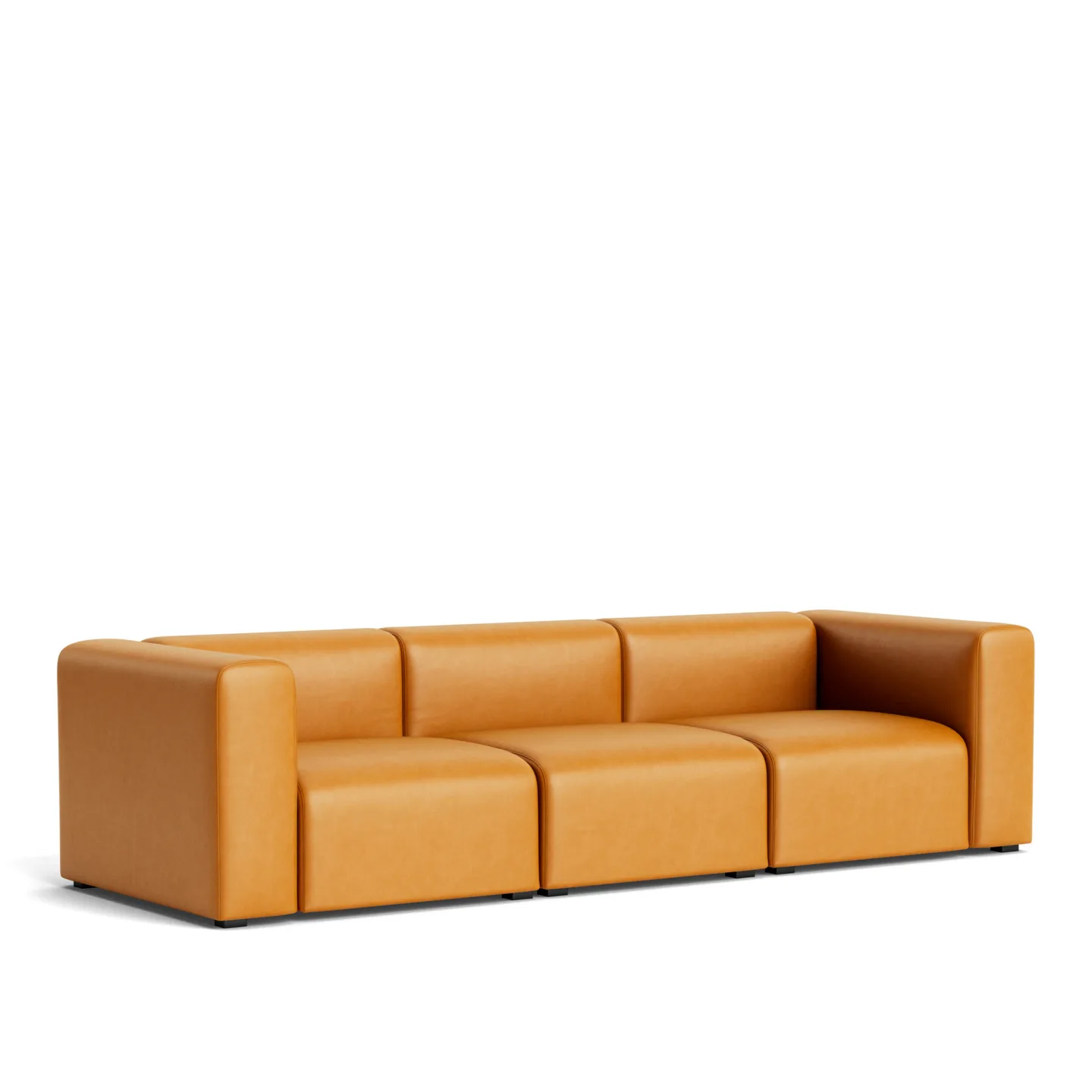 HAY - Mags 3 Seater Combination 1 - Cat.6 - Sense Cognac - Soffor - Brun