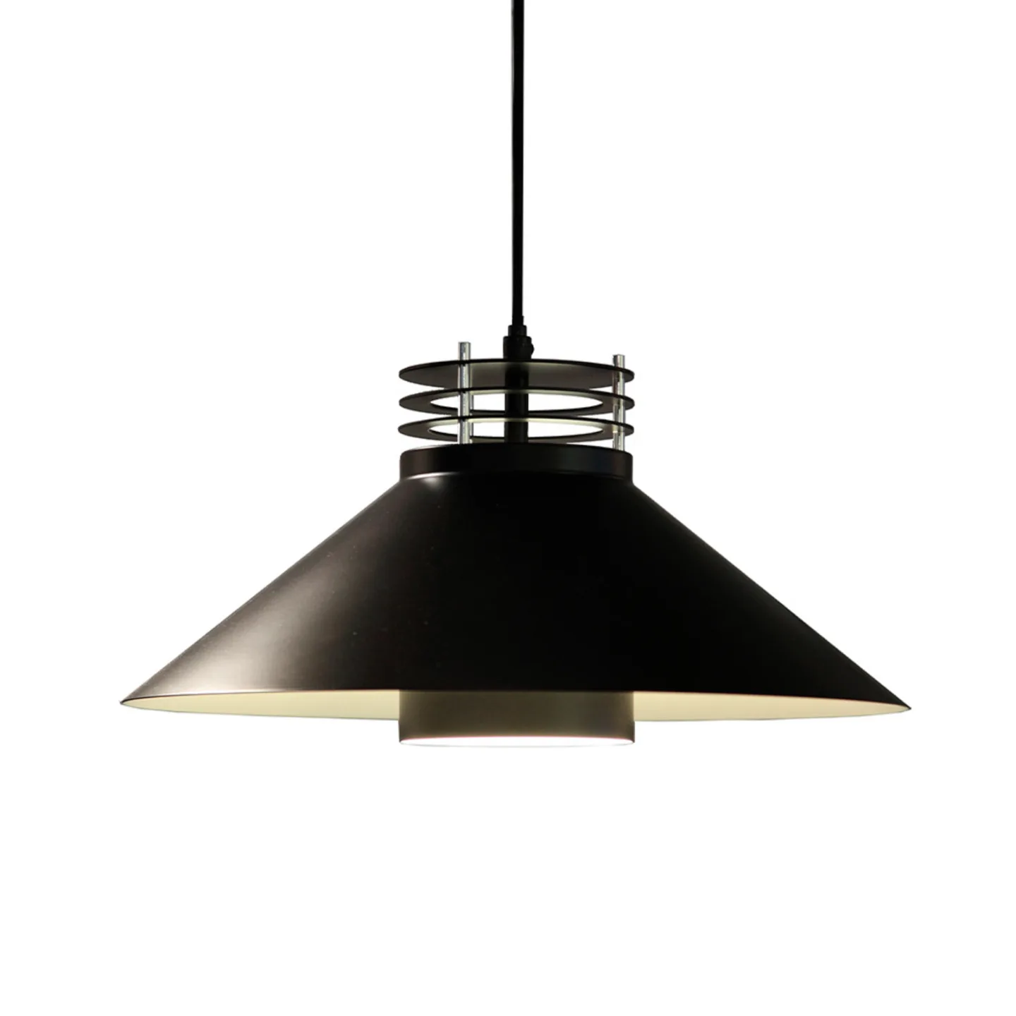 Basic Pendelleuchte Schwarz Ø500 - Cph Lighting - Wohnzimmer - Aluminium