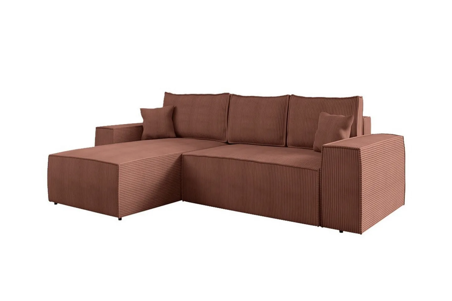 Knocklong 3-sits Hörnbäddsoffa - Rosa