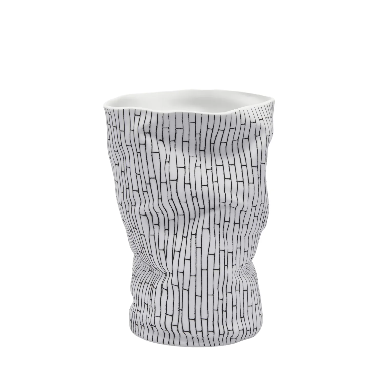 Edg Vase Deluxe Mosaik Porzellan H: 38 cm | Schubiger Möbel