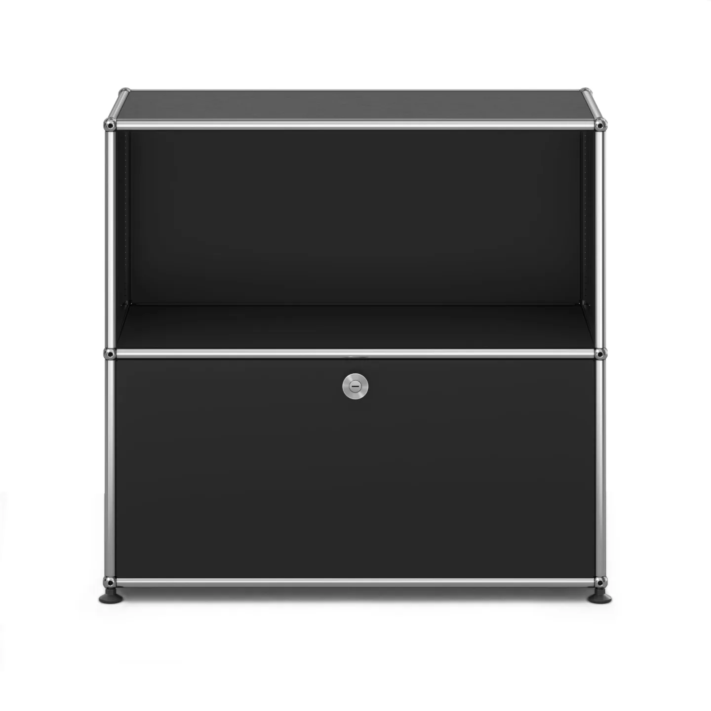 USM - USM Haller M62 30 Graphite Black - Skänkar och sideboards - Fritz Haller & Paul Schärer - Svart - Metall