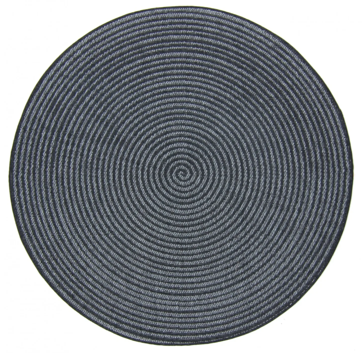 Rundt teppe - Ferragudo (antrasitt) (Størrelse: Ø 240 cm)