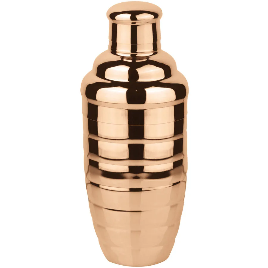 Cocktailshaker Cocktail kupfer Chromnickelstahl H 20.5 cm 0.5 l