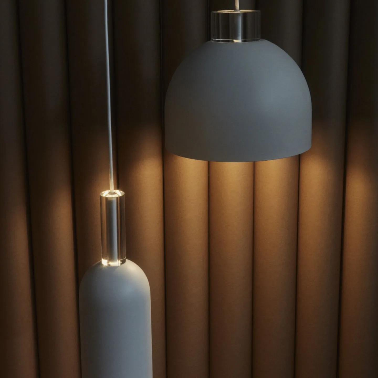 Luceo Cylinder Taklampa Vit/Klart/Klar - AYTM - Vardagsrum - Design - Metall - Med en ljuskälla