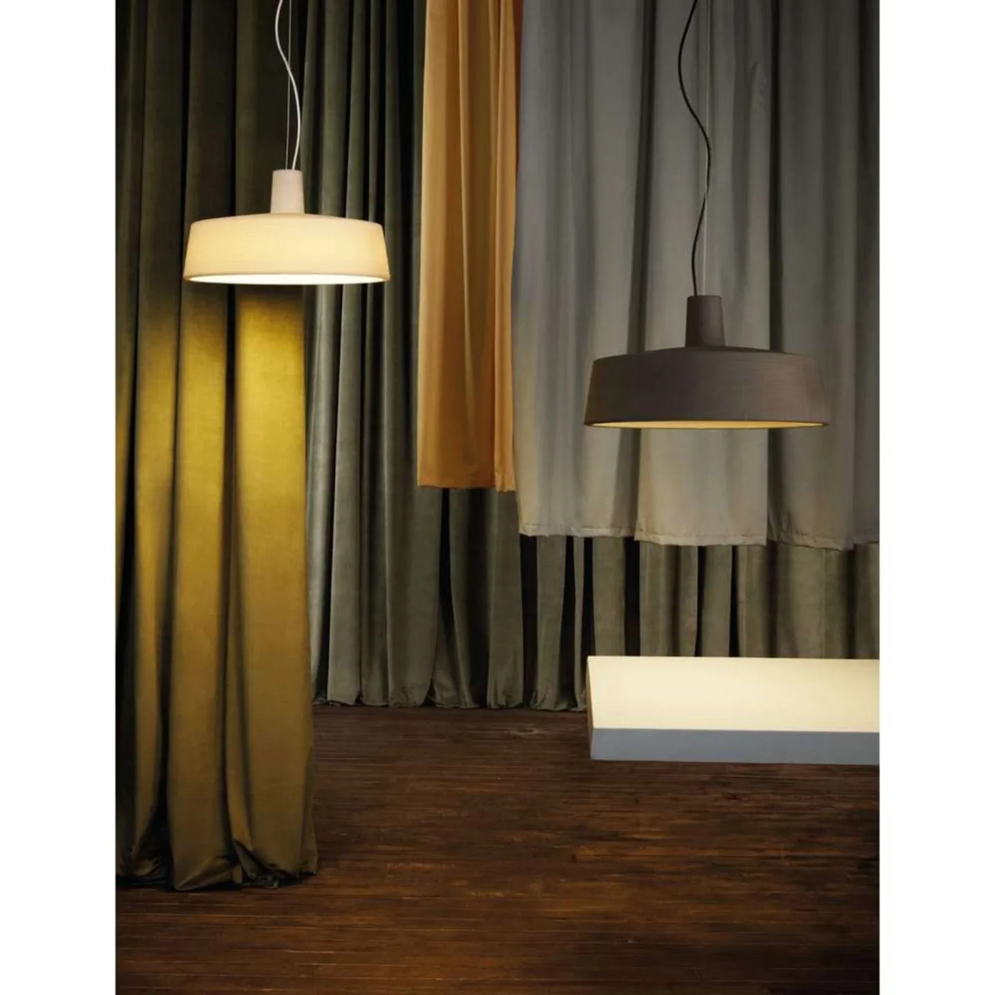 Soho 57 LED Taklampe Stone Grey - Marset - Plast