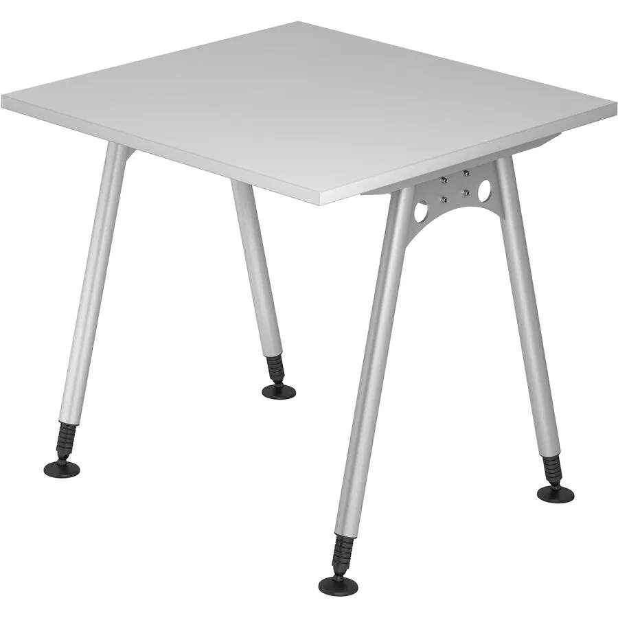 Schreibtisch Office grau Holzwerkstoff B 80 T 80 cm