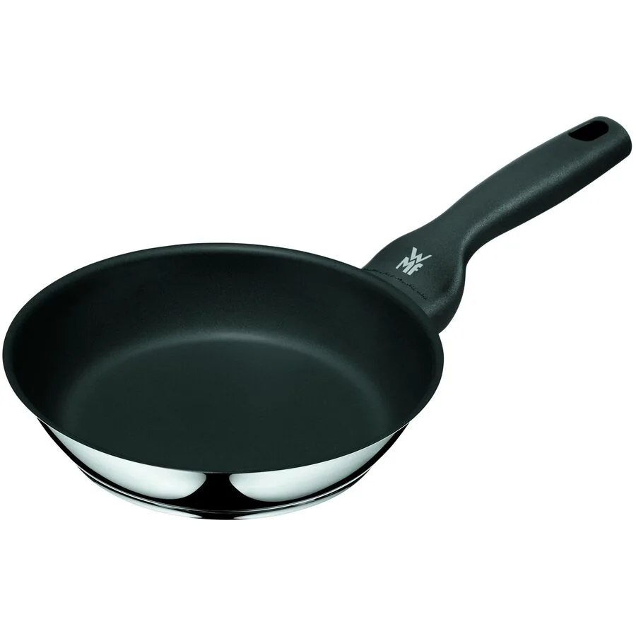 Bratpfanne WMF Schwarz,/Silber Edelstahl 18/10 D 20 cm