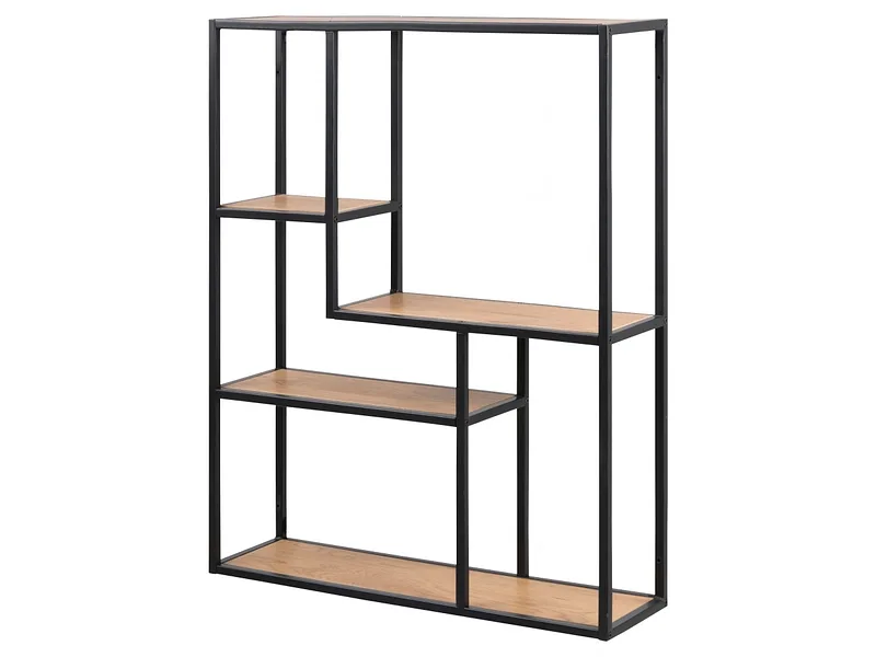 Wandregal SEAFORD 75x20x91cm eiche