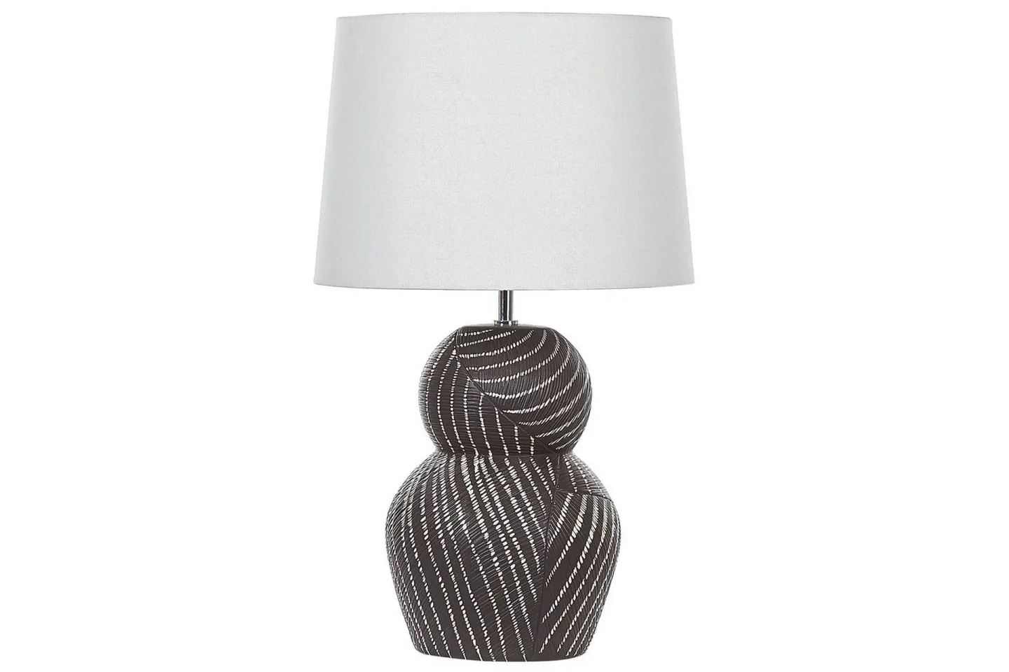 Korska Bordslampa 63 cm E27 - Svart/Vit