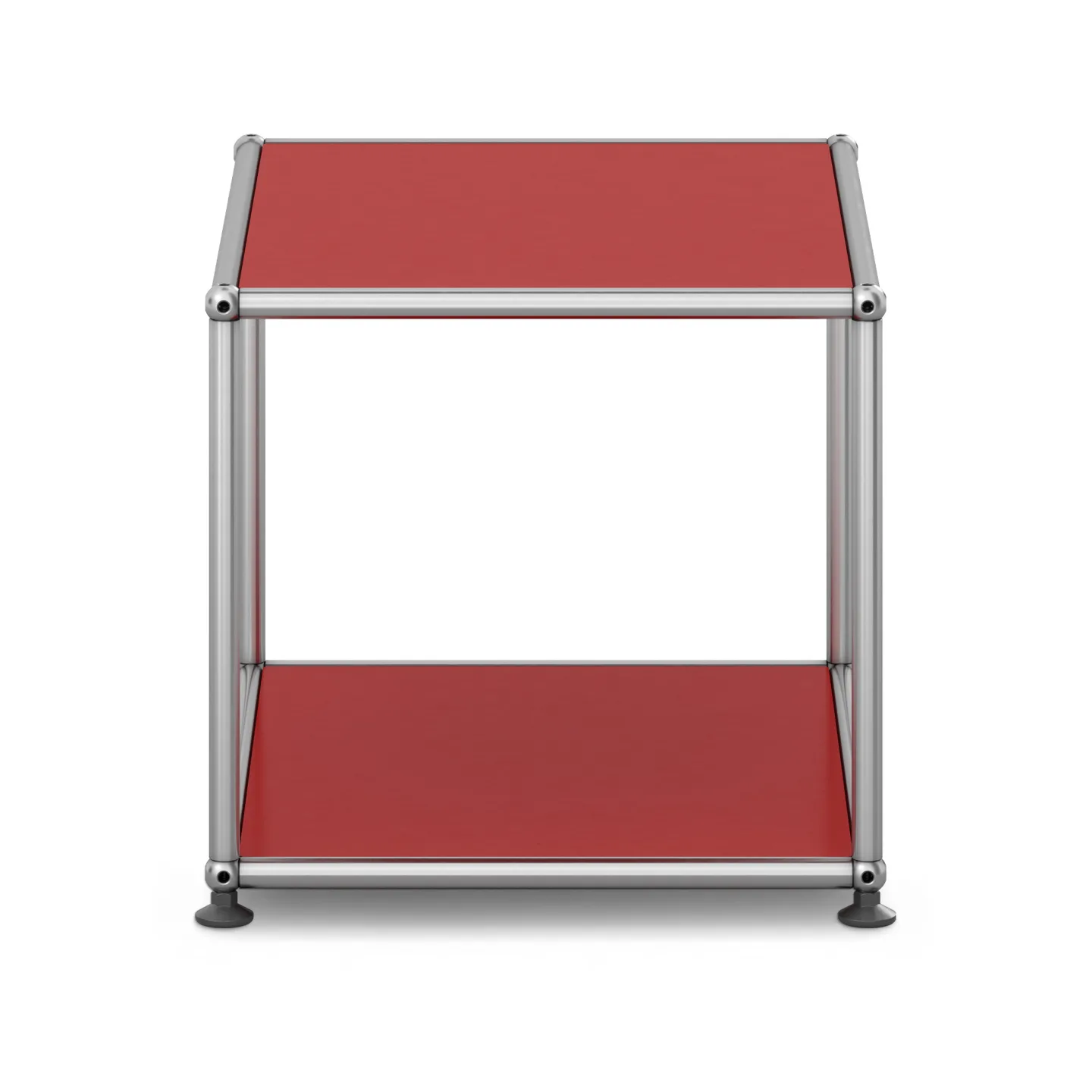 USM - USM Haller M21 23 USM Ruby Red - Sidobord - Fritz Haller & Paul Schärer - Röd - Metall