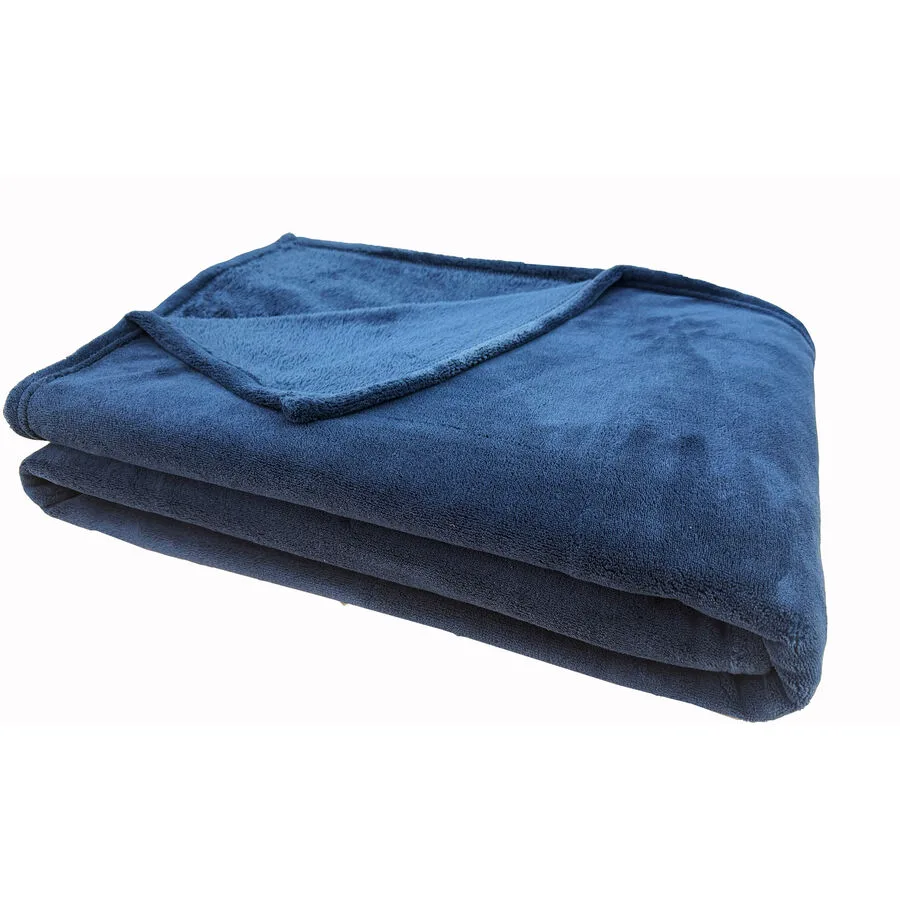 Wohndecke Aria 150x200cm blau - Material: 100% Polyester