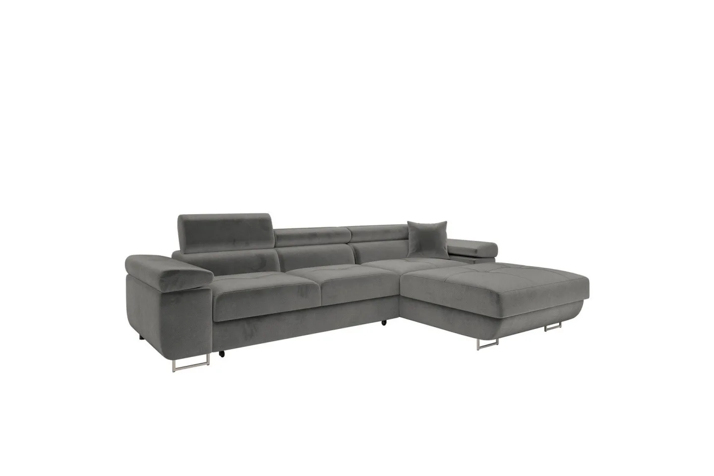 Gabina Soffa med Divan 3-sits - Grå