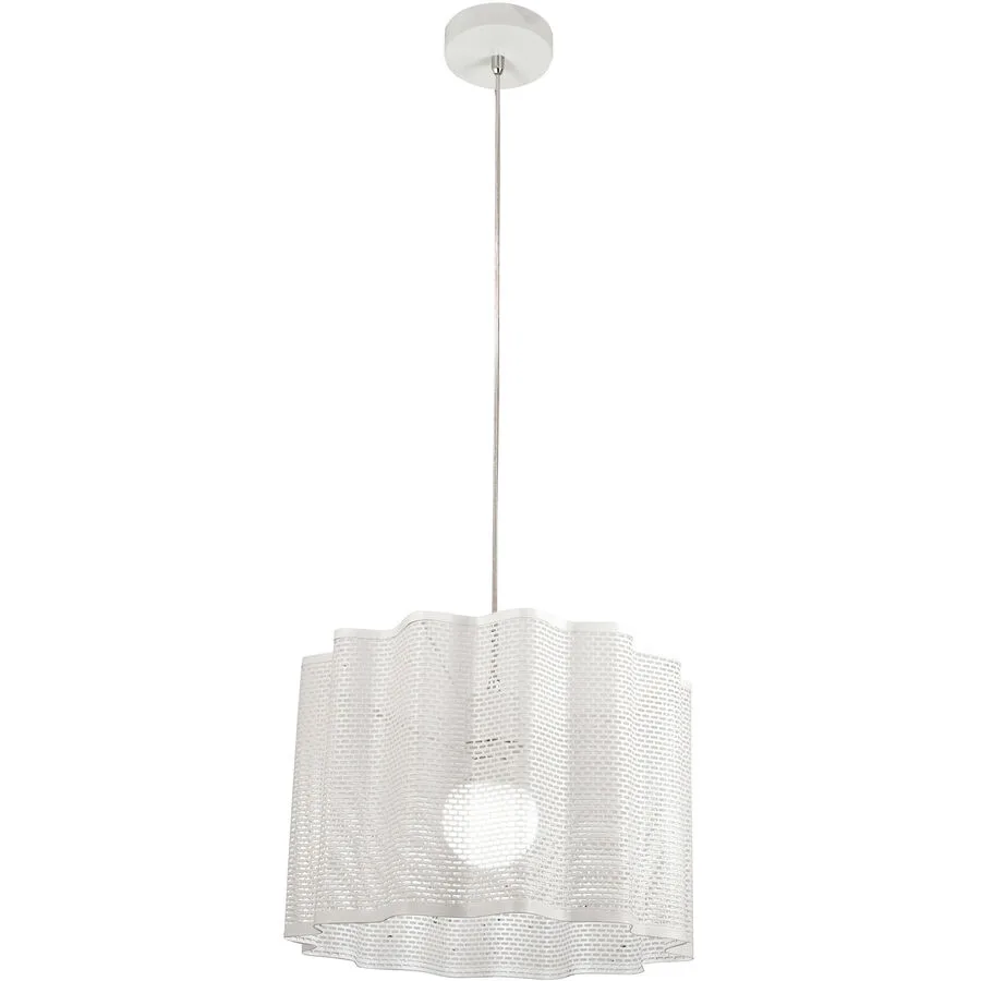 Pendellampe Gilbert Weiss Metall 40 cm 200 cm