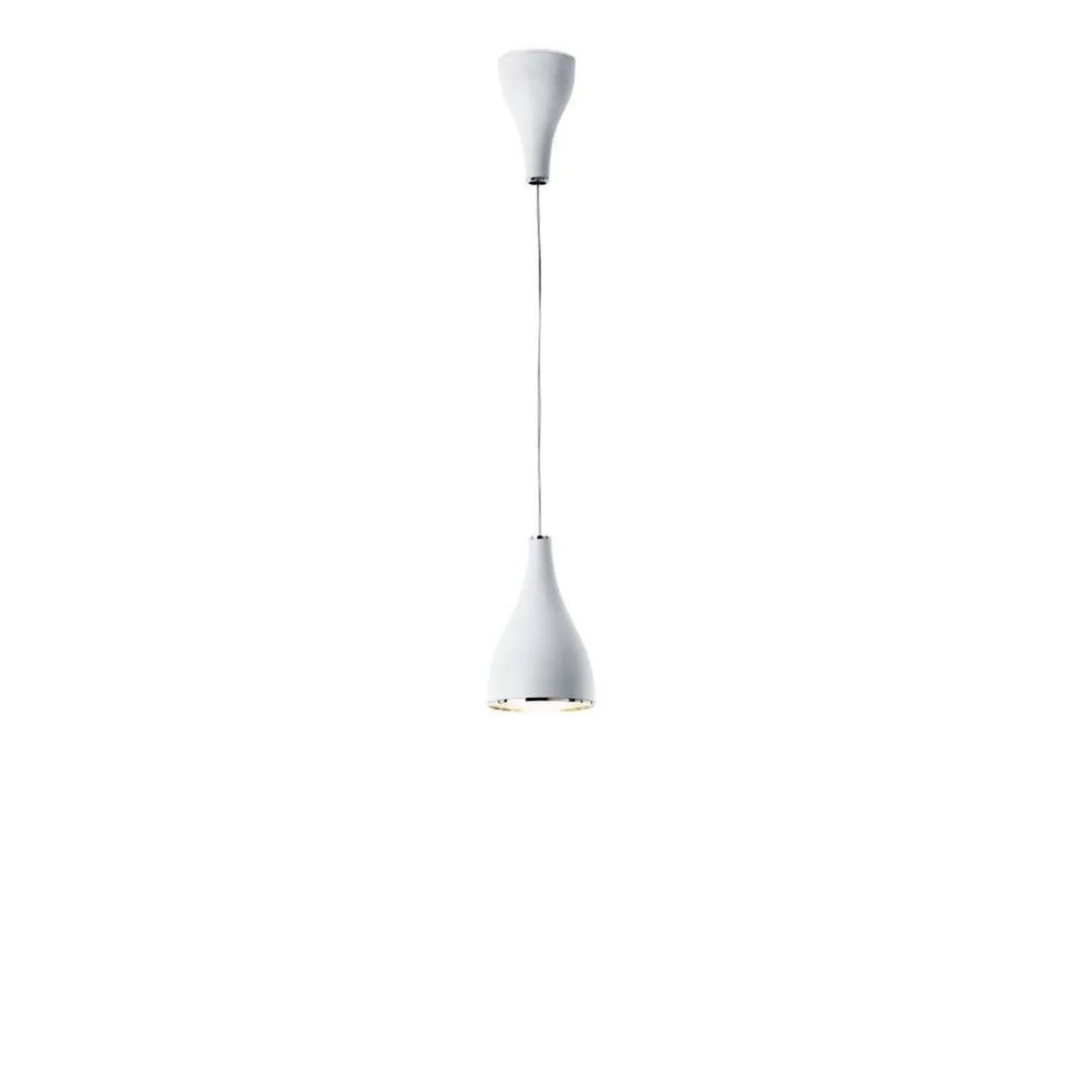 One Eighty pendellampe L, hvit, høyde 25 cm - Serien.lighting Serien Lighting - Stue - Aluminium
