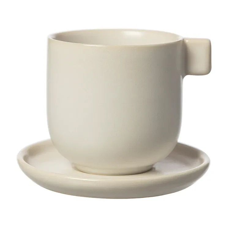 ERNST Ernst Kaffeetasse mit Untertasse 8,5cm Weißer Sand