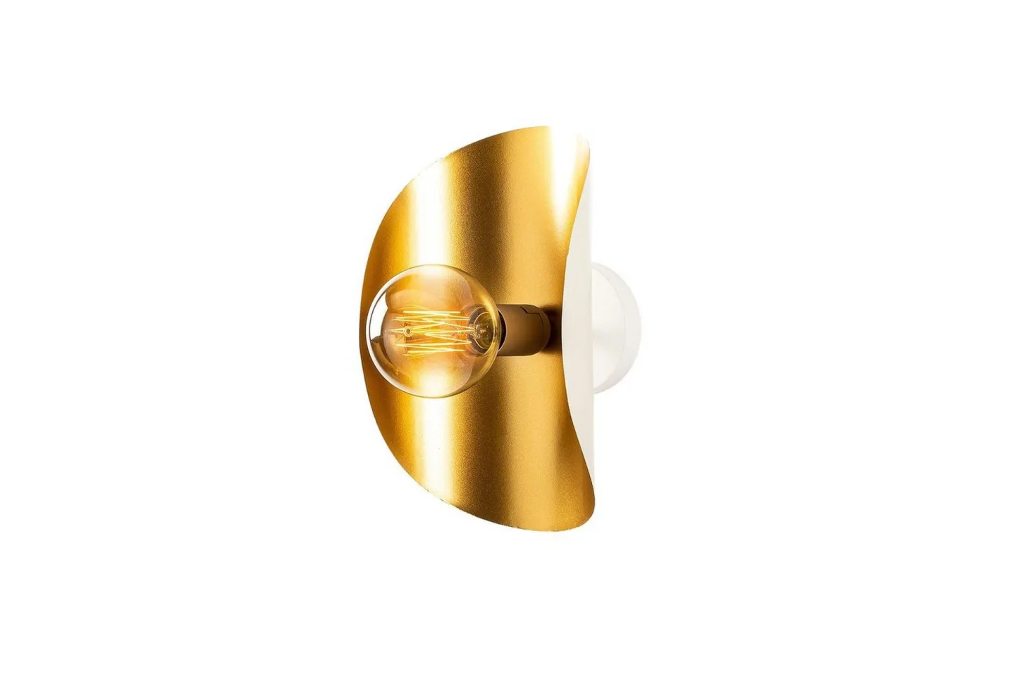 Vägglampa Sugana Vira Vit / Rany - Guld/Vit