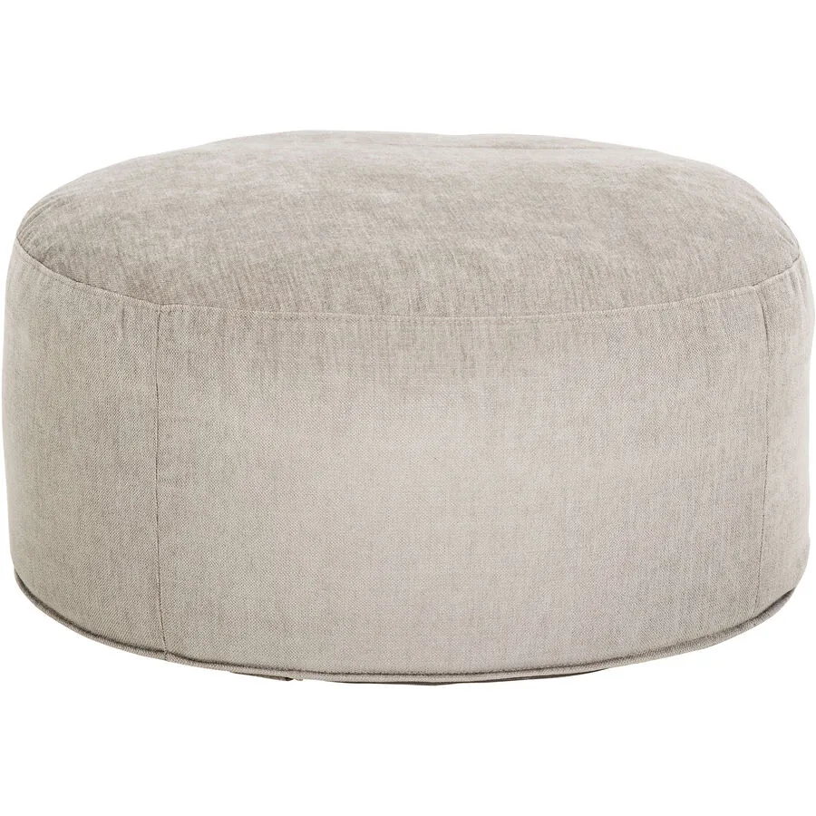 Hocker Oliver Beige Stoff 78 cm 36 cm