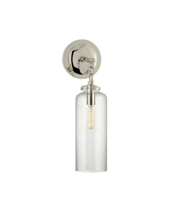 Katie Cylinder Sconce Polished Nickel