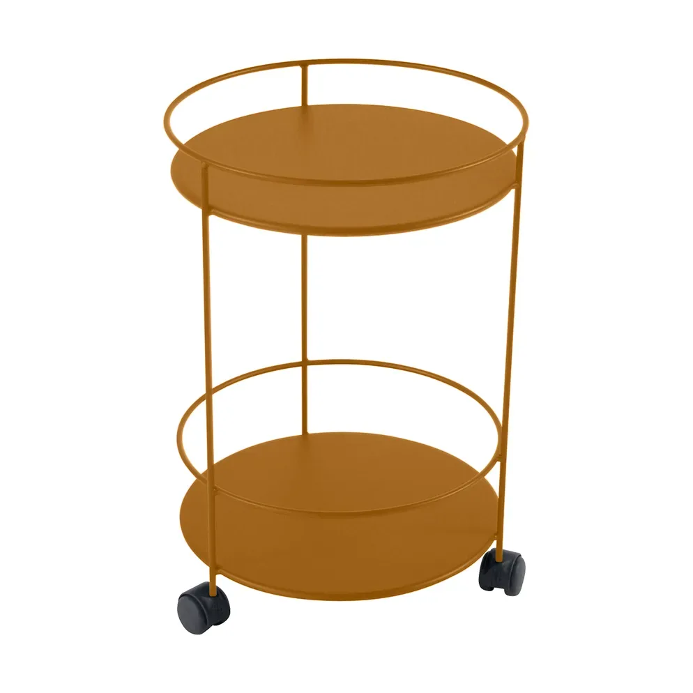 Fermob Guinguette sidobord med hjul Gingerbread (brun)