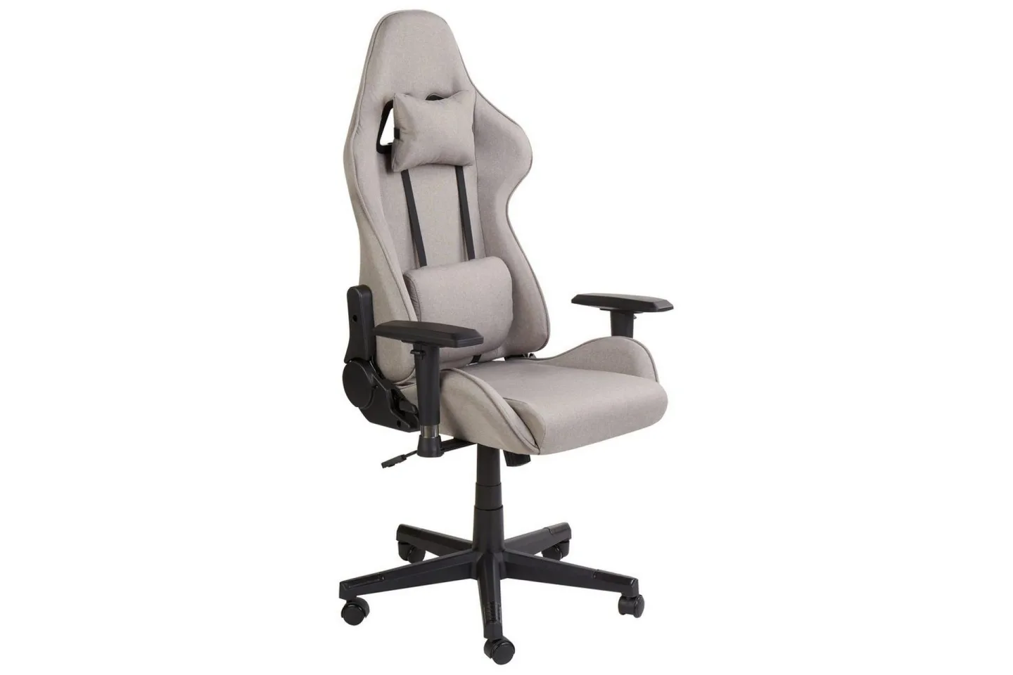 Gamingstol Warrior Beige/svart - Beige/svart