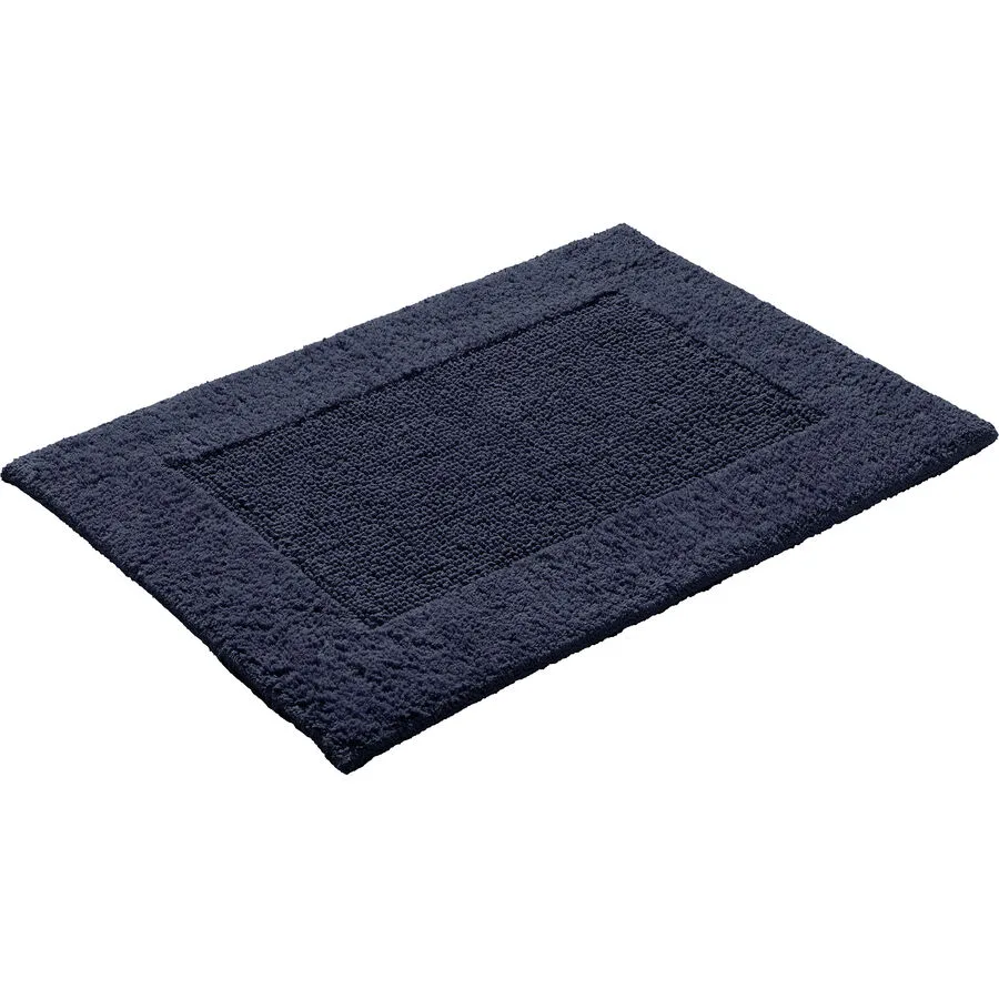 Badteppich Nora Dunkelblau 100% Baumwolle 50 x 70 cm Rechteckig