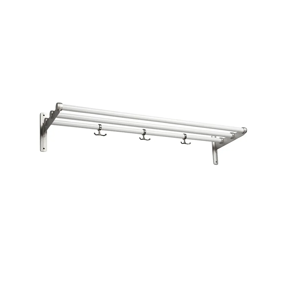 Essem Design Nostalgi Sko- eller hatthylla vit, aluminiumstativ