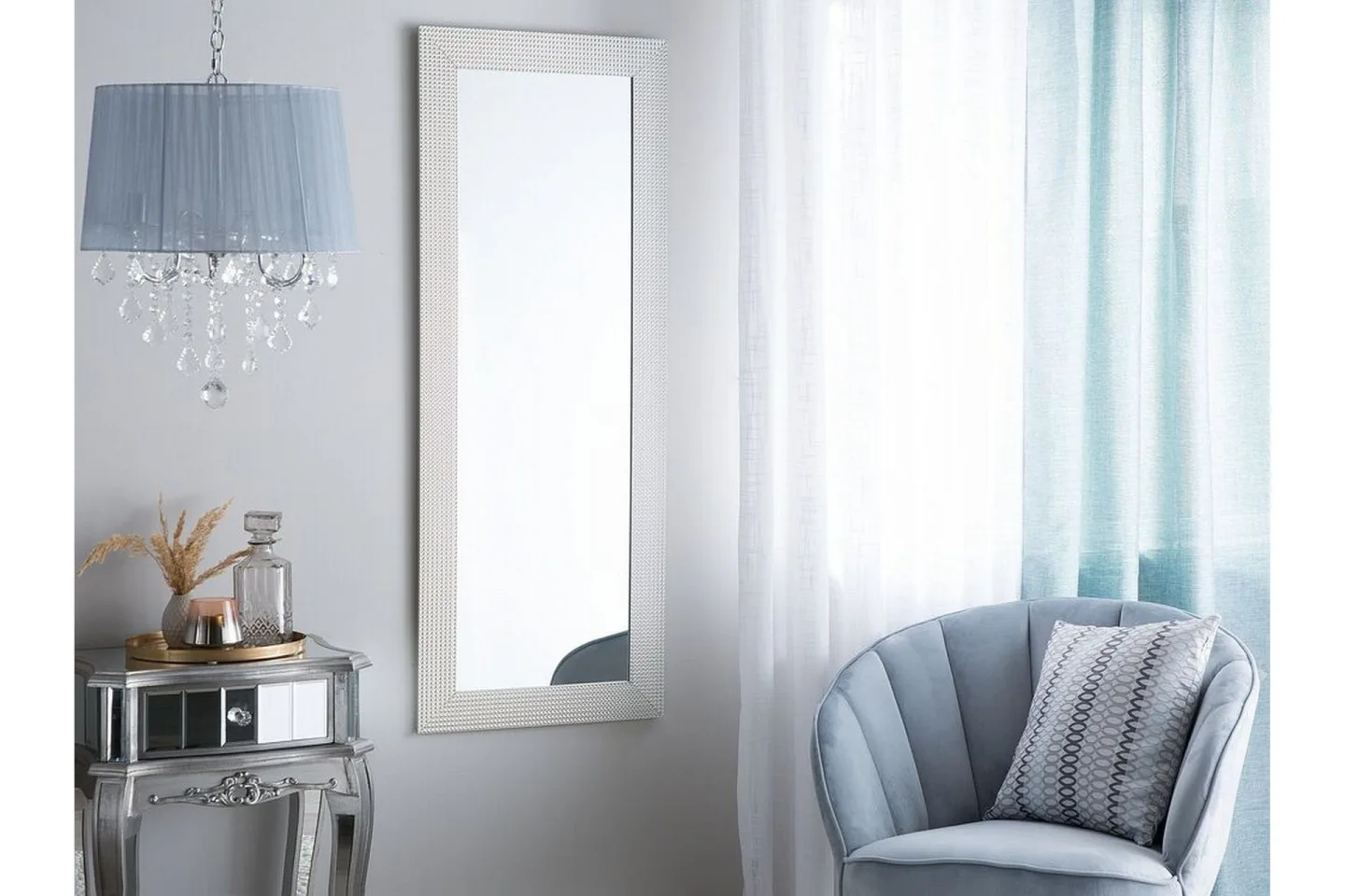 Derval Spegel 50 cm - Silver
