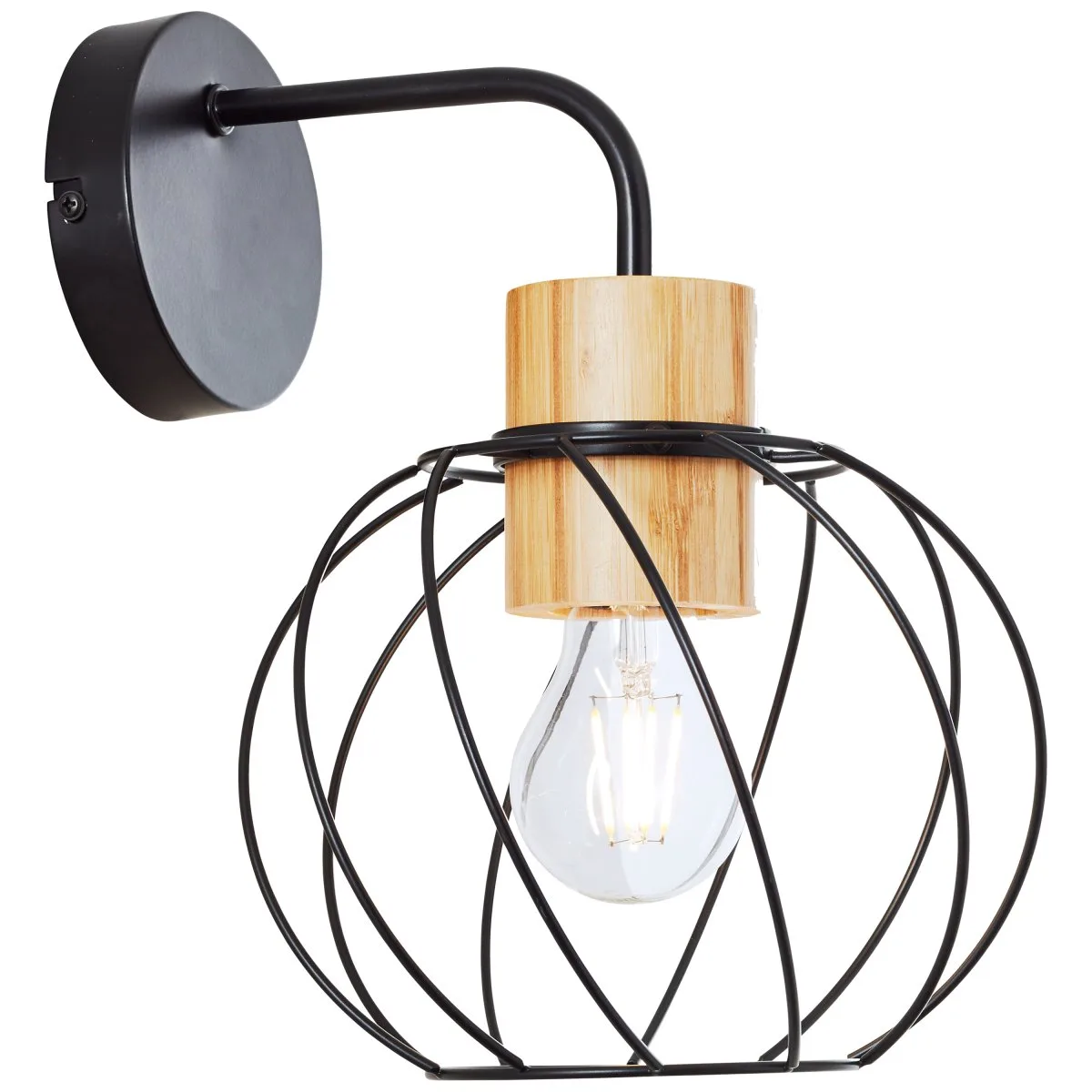 Brilliant - Mallow Ø20 - Vägglampa - Mattsvart