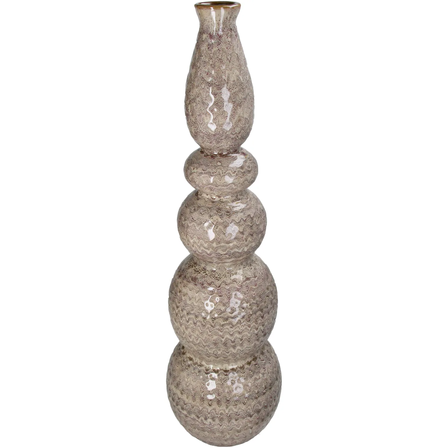 Kersten Vase Keramik, Sand H: 61 cm | Schubiger Möbel