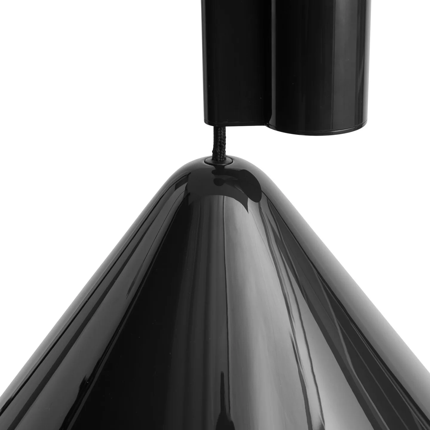 Compass pendellampe, sort, Ø 43 cm, højdejusterbar – HAY - Stue - Design - Aluminium - Med én lyskilde