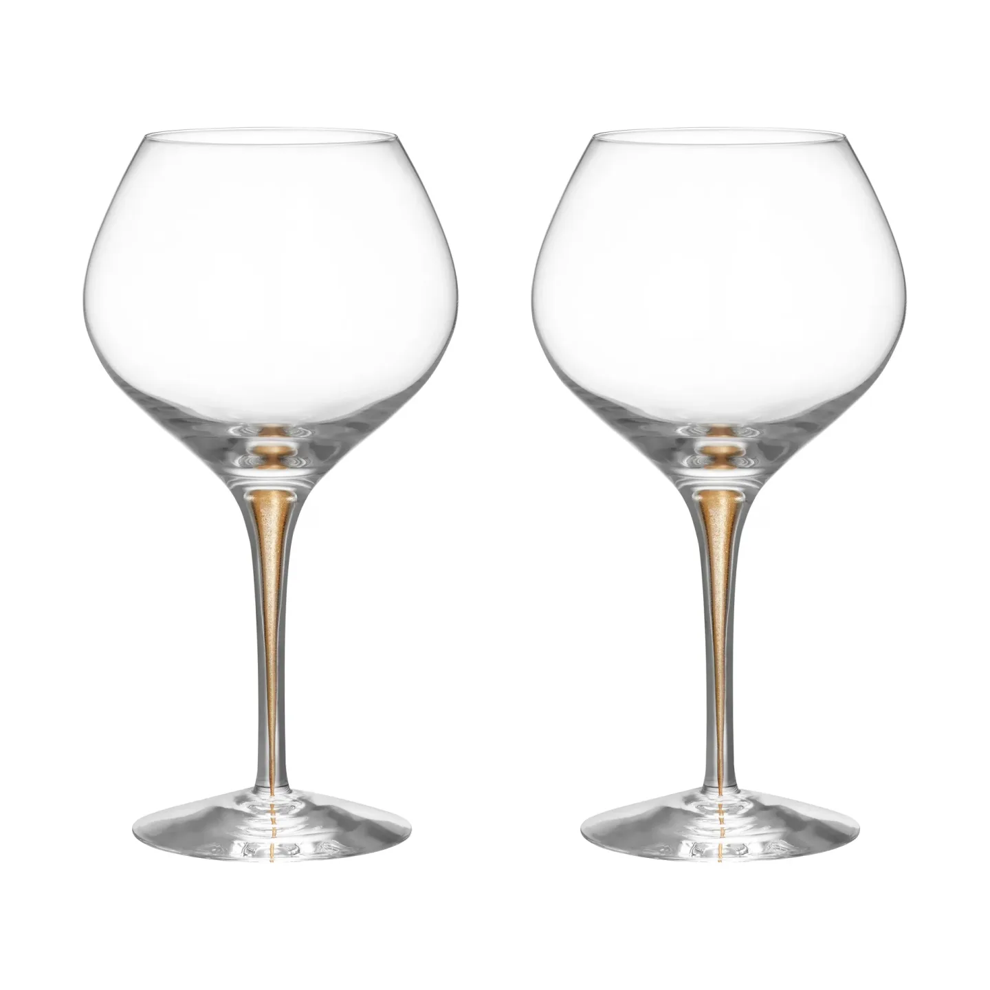 Orrefors Intermezzo Bouquet Weingllas 70 cl 2er-Pack Gold
